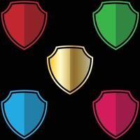 The Illustration of Shield or Emblem Pack vector