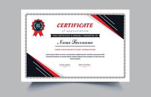 Modern Elegant Certificate Template Pro style on EPS10 vector