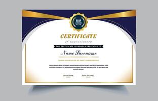 Modern Elegant Certificate Template Pro style on EPS10 vector