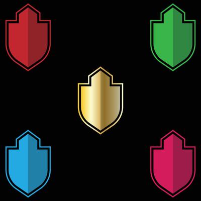 The Illustration of Shield or Emblem Pack