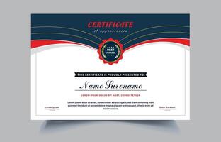 Modern Elegant Certificate Template Pro style on EPS10 vector