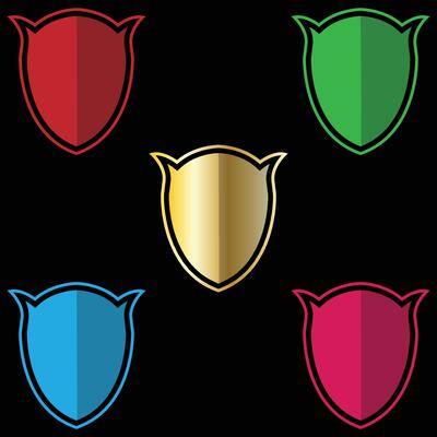 The Illustration of Shield or Emblem Pack