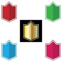 The Illustration of Shield or Emblem Pack vector