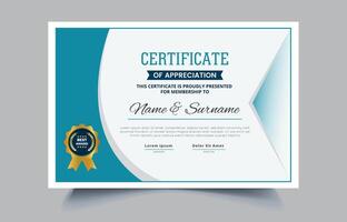 elegante certificado diseño modelo Pro estilo eps10 vector