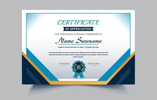 elegante certificado diseño modelo Pro estilo eps10 vector