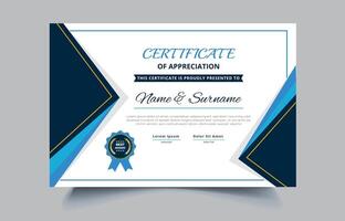 Elegant Certificate Design Template Pro style EPS10 vector