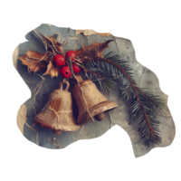 Christmas tree toy bells old fashioned photo png