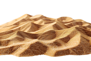 le sable dunes sur isolé transparent Contexte png