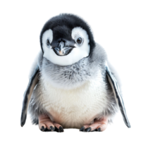 pinguino su isolato trasparente sfondo png