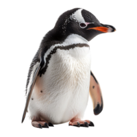 pinguïn Aan geïsoleerd transparant achtergrond png