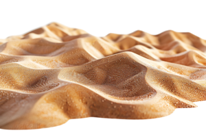 Sand dunes on isolated transparent background png