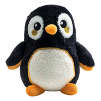 stuffed penguin on isolated transparent background png