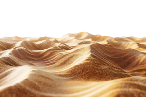 Sand dunes on isolated transparent background png