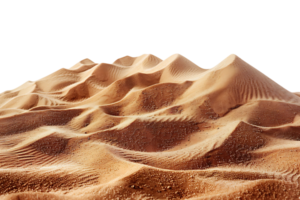 sand sanddyner på isolerat transparent bakgrund png