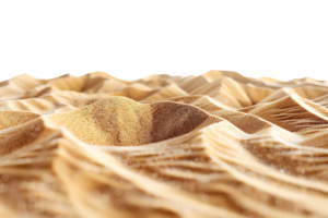 le sable dunes sur isolé transparent Contexte png
