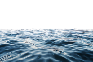 Water surface on isolated transparent background png