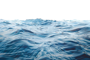 Water surface on isolated transparent background png