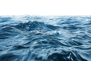 Water surface on isolated transparent background png