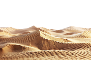 Sand dunes on isolated transparent background png