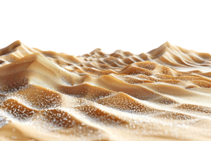 Sand dunes on isolated transparent background png