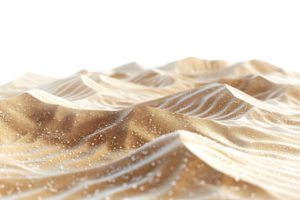 Sand dunes on isolated transparent background png