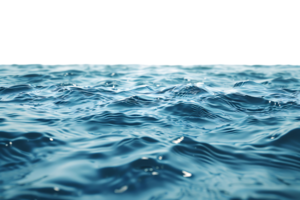 Water surface on isolated transparent background png