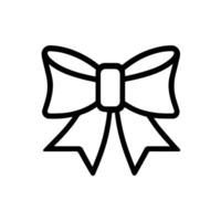 Graphical decorative bow vector