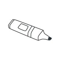 Highlighter marker pen vector
