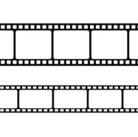 Blank film frame vector