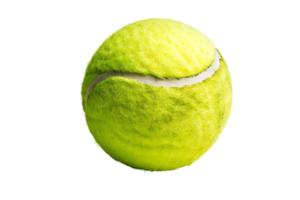 tennis boll på isolerat transparent bakgrund png