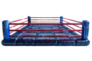 Boxing cage on isolated transparent background png