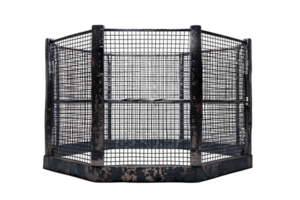 Boxen Käfig auf isoliert transparent Hintergrund png