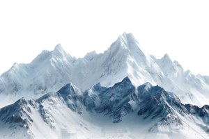 enorm Berge auf isoliert transparent Hintergrund png