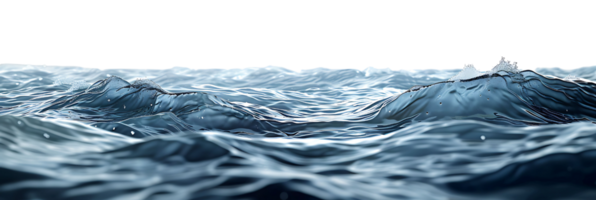 sea on isolated transparent background png