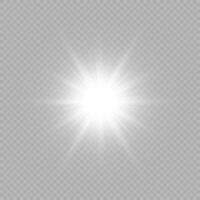 Light effect of lens flares vector