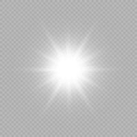 Light effect of lens flares vector