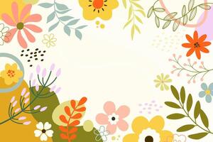 floral background. The elegant the template for design vector
