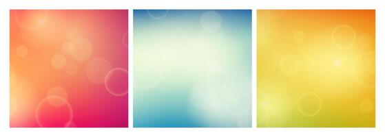 Abstract background with blur bokeh light effect vector