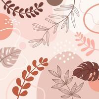 floral background. The elegant the template for design vector