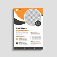 Digital Marketing Agency Business Flyer Template Design vector