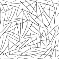 Seamless pattern with black pencil brushstrokes vector