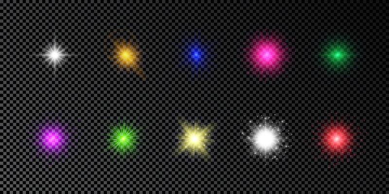Light effect of lens flare