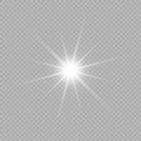 Light effect of lens flares vector