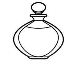 perfume botellas icono línea Arte diseño vector