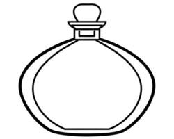 Perfume Bottles icon Line Art Design vector