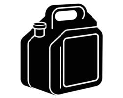 Jerry can symbol Line art design vector