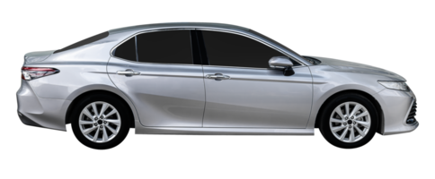 Side view gray car png