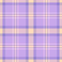 Background plaid seamless of texture textile with a check tartan pattern fabric. vector