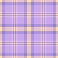 Background plaid seamless of texture textile with a check tartan pattern fabric. vector
