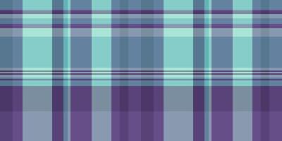 Designer texture background pattern, velvet textile fabric check. Grid seamless tartan plaid in pastel and violet colors. vector